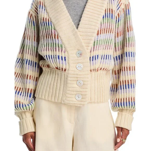 FARM Rio Bold Stitch Knit Cardigan, Size M, NWT - Picture 5 of 15